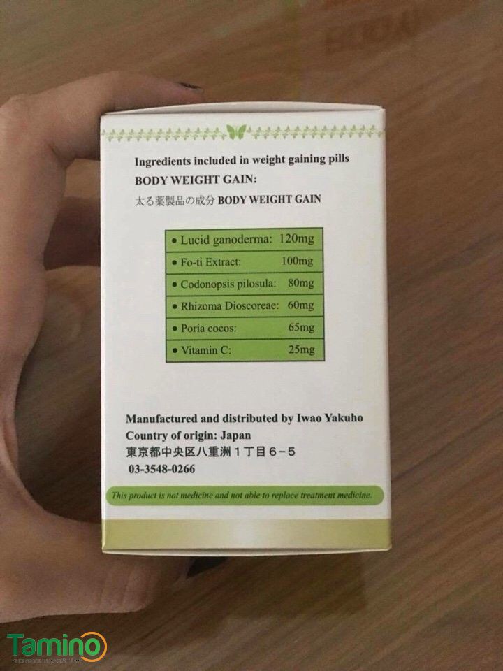Thành phần của thuốc tăng cân body weight gain nhật bản thuoc-tang-can-body-weight-gain-nhat-ban-1
